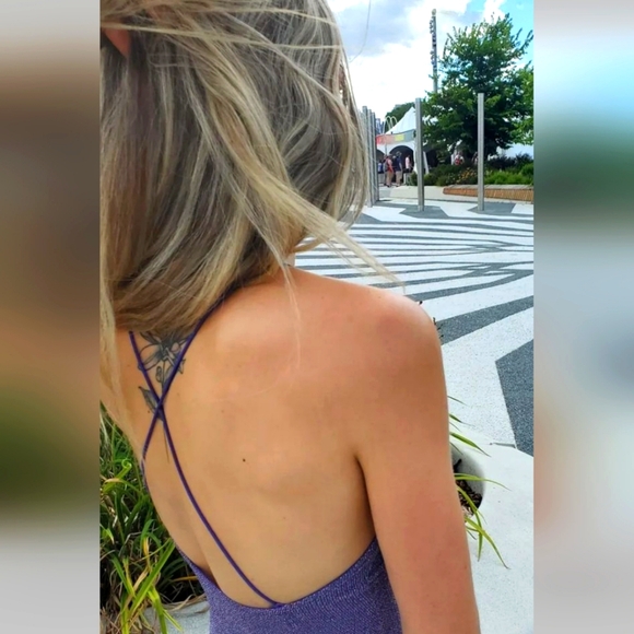 Purple Dress XS Worn Once - Picture 3 of 3